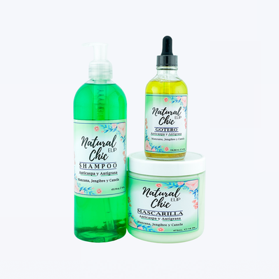 Anticaspa y Antigrasa 3 Pasos